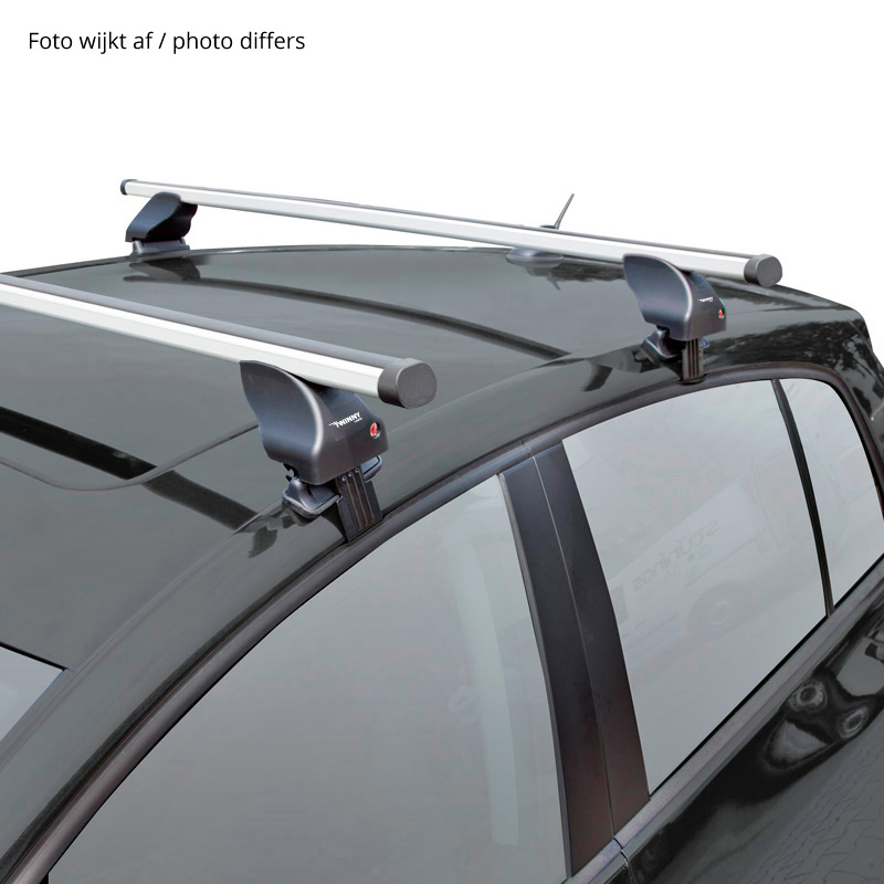 Dakdragerset Twinny Load Aluminium A27  BMW-Mercedes divers (voor auto's zonder dakreling)